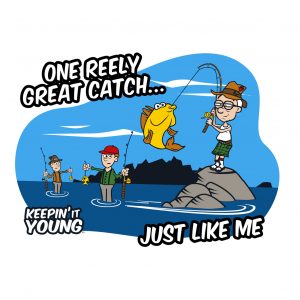 Keepin it Young - Fishing T-shirt